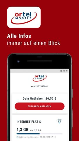 Ortel Mobile для Android — скриншот 1