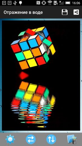 Отражение в воде для Android — скриншот 1