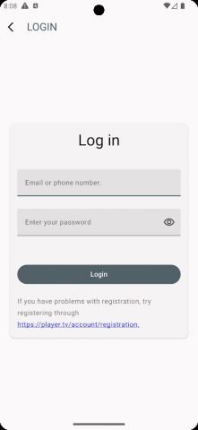 OttPlayer для Android — скриншот 3