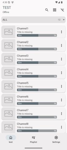 OttPlayer для Android — скриншот 4