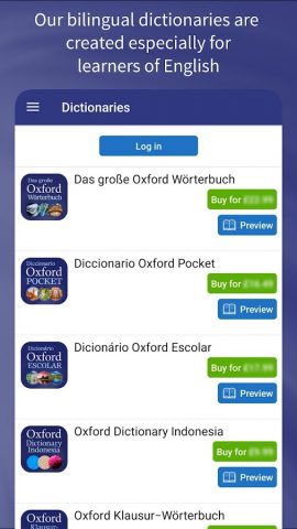 Oxford Learner’s Dictionaries для Android — скриншот 1