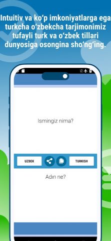 O’zbek Turkcha Tarjimon для Android — скриншот 2