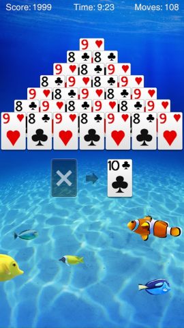 ПАСЬЯНС Пирамида для Android — скриншот 1