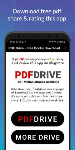 PDF Drive — eBooks Download для Android — скриншот 1