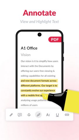 PDF text editor — Edit PDF для Android — скриншот 4