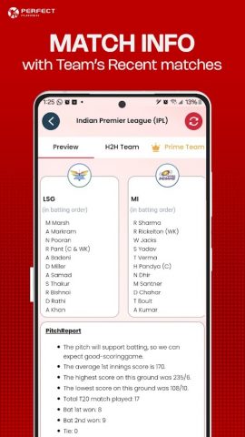 PP11 — Fantasy Dream Team 11 для Android — скриншот 4