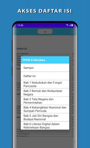PPKN Kelas 8 Kurikulum Merdeka для Android — скриншот 1