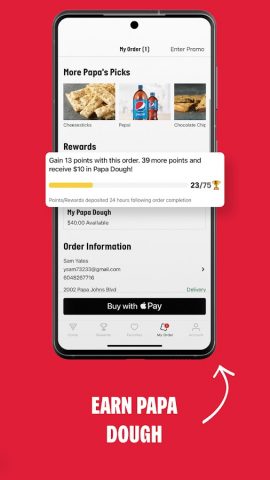 Papa Johns Pizza & Delivery для Android — скриншот 2