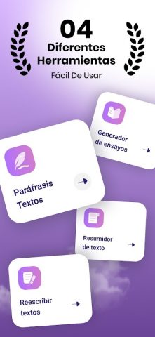 Parafrasear Textos для Android — скриншот 2