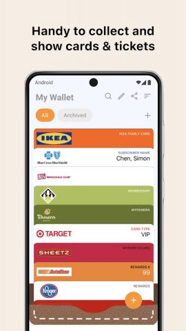 Pass2U Wallet — Добавить карту для Android — скриншот 2