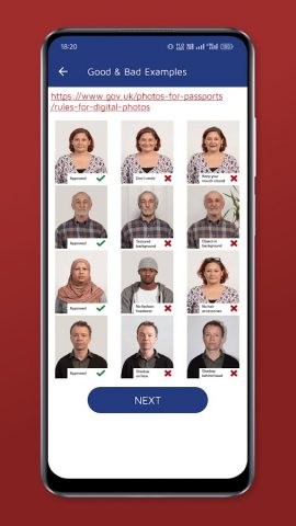 Passport Photo Code UK для Android — скриншот 3