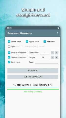 Password Generator для Android — скриншот 2