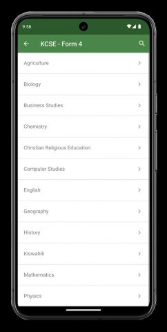 Past Papers KE для Android — скриншот 2