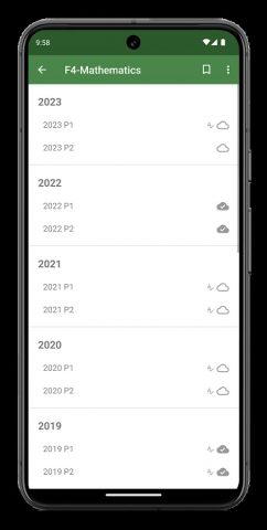 Past Papers KE для Android — скриншот 3