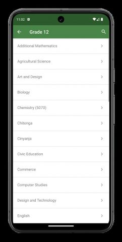 Past Papers ZM для Android — скриншот 2