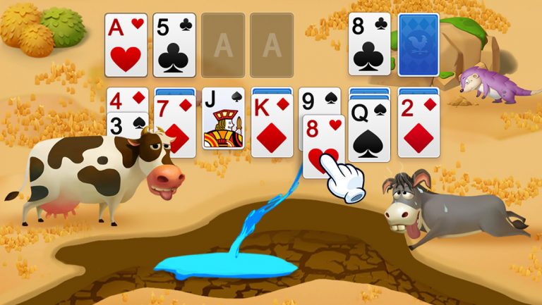 Пасьянс – Мои друзья с фермы для Android — скриншот 1