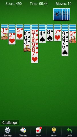 Пасьянс Паук — Карточный для Android — скриншот 2