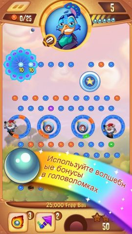 Peggle Blast для Android — скриншот 2