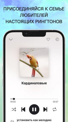 Пение Птиц Рингтоны для Android — скриншот 3