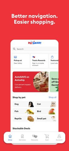 PetSmart для Android — скриншот 1