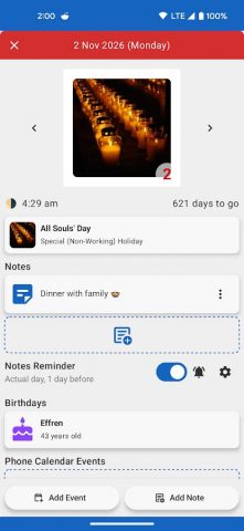 Philippines Calendar для Android — скриншот 3