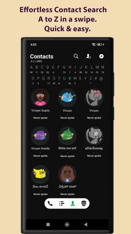 Phone Dialer для Android — скриншот 3