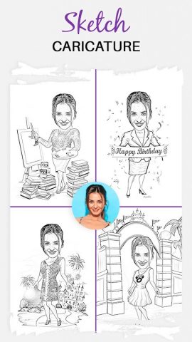 Photo Cartoon Caricature Maker для Android — скриншот 4