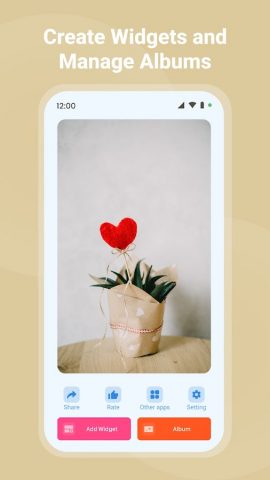 Photo Widget — Albums для Android — скриншот 4