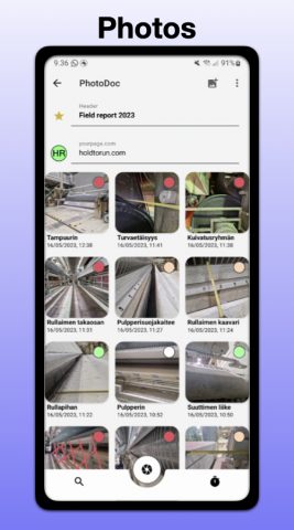 PhotoDocs для Android — скриншот 3