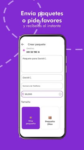 Picap: Transporte y mensajería для Android — скриншот 3