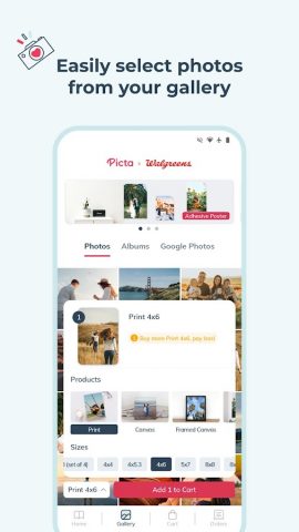Picta Photo Print — 1h Pickup для Android — скриншот 2