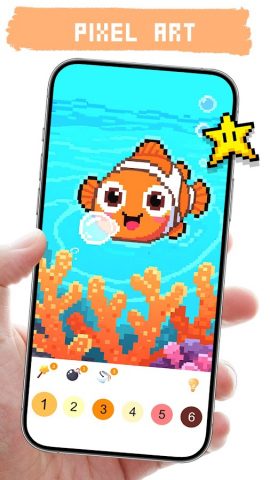 Пиксель арт-Pixel Art Coloring для Android — скриншот 1