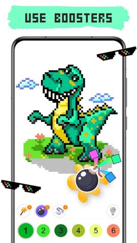Пиксель арт-Pixel Art Coloring для Android — скриншот 4
