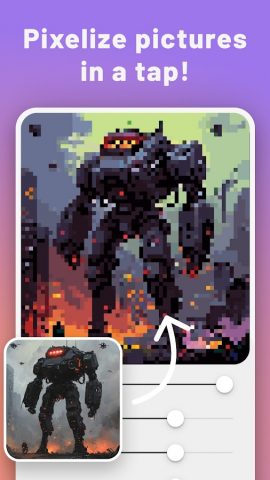 PixelMe: Pixel Art AI Camera для Android — скриншот 2