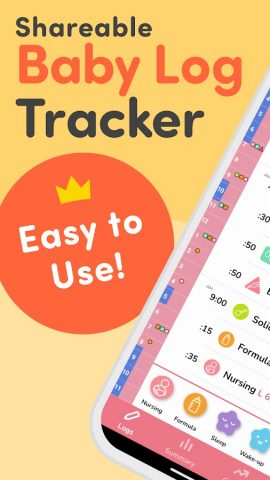 PiyoLog: Newborn Baby Tracker для Android — скриншот 1