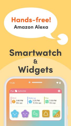 PiyoLog: Newborn Baby Tracker для Android — скриншот 3