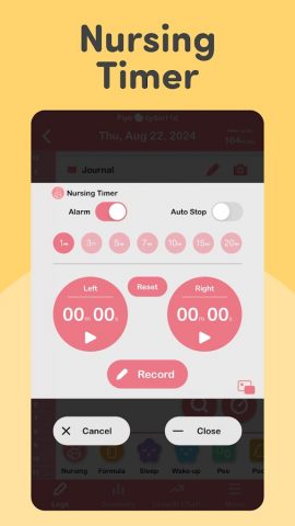 PiyoLog: Newborn Baby Tracker для Android — скриншот 4