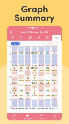 PiyoLog: Newborn Baby Tracker для Android — скриншот 5
