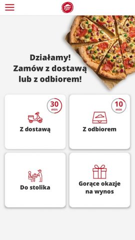 Pizza Hut Polska для Android — скриншот 1