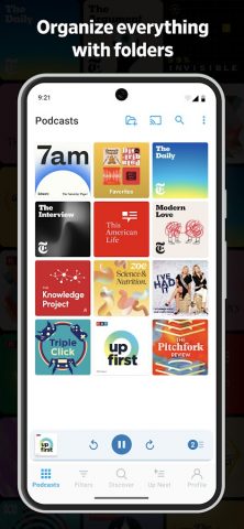 Pocket Casts — Podcast App для Android — скриншот 3