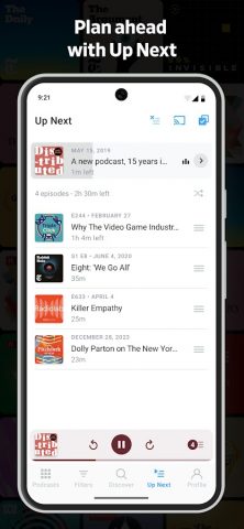 Pocket Casts — Podcast App для Android — скриншот 5