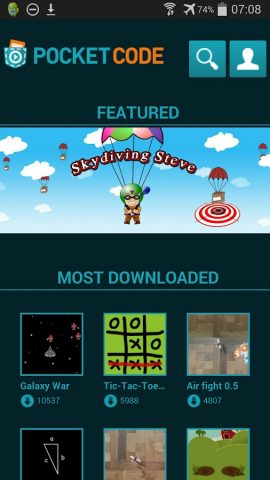 Pocket Code — скриншот 4