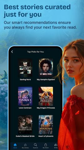 Pocket Novel для Android — скриншот 4