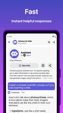 Poe — Fast AI Chat — скриншот 1