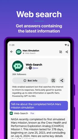 Poe — Fast AI Chat — скриншот 4