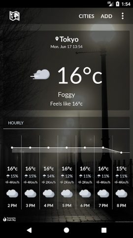 Погода В Азии для Android — скриншот 1