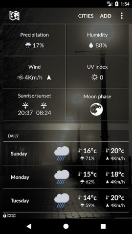 Погода В Азии для Android — скриншот 2