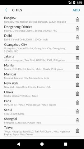 Погода В Азии для Android — скриншот 4