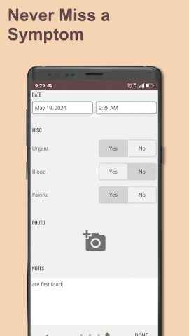 Poop Tracker — Toilet Log для Android — скриншот 5