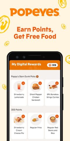 Popeyes® App для Android — скриншот 1